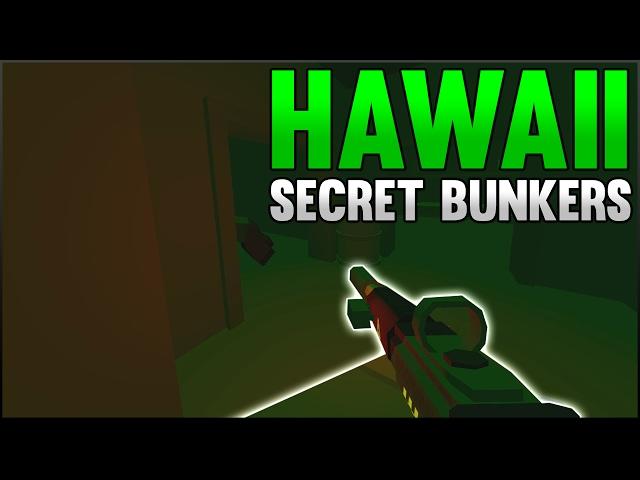 TWO SECRET BUNKERS! - Exploring Hawaii (Unturned 3.18.0.0)