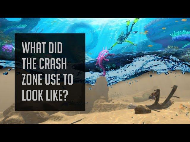 What did the Crash Zone Look Like Before Aurora's Crash in Subnautica?