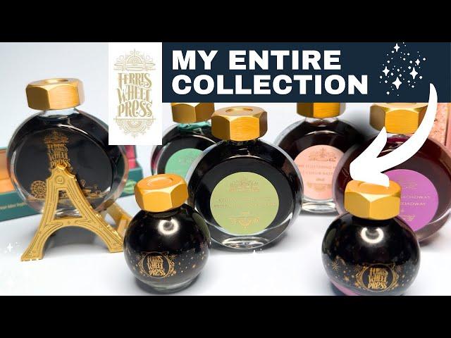 My ENTIRE Ferris Wheel Press Fountain Pen Ink Collection | Swatch & Review