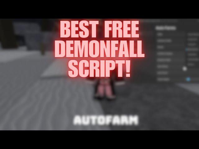 Demon Fall Script Free 2024 | Dupe | Auto Farm Trinkets | Auto Raid | INF HP | INF XP