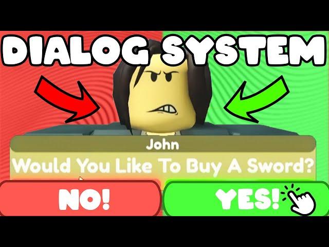 Roblox NPC Dialog Shop System [FREE MODEL]