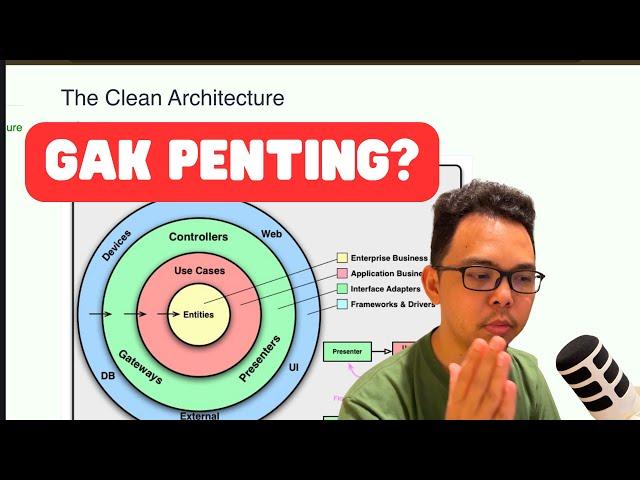 Clean architecture gak penting?