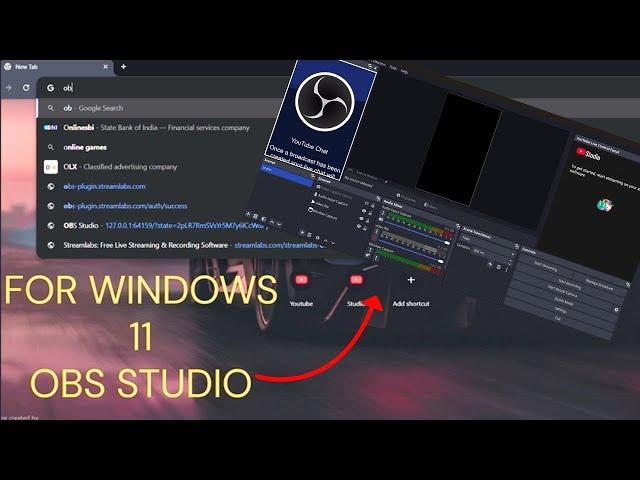 WINDOWS 11 LAPTOP OBS STUDIO COMPLETE INSTALLATION ERROR FIX 100%