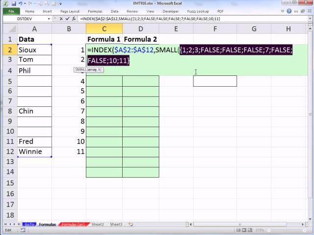 Excel Magic Trick 916: Remove Blanks In Data Validation Drop Down List 5 Examples