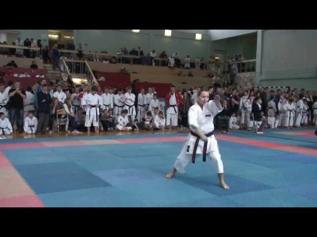 Shotokan Karate 2012 kata women 1st place Gojushiho-Sho Stepanova Alexandra (Perm)