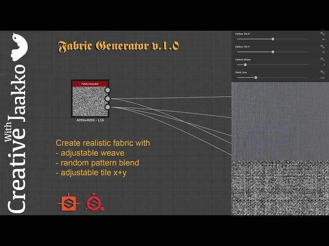 Free Fabric Generator Substance