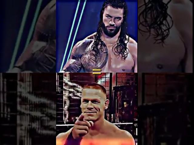 Ending the debate Roman Reigns vs John Cena comparison #romanreigns #johncena #wwe #shorts