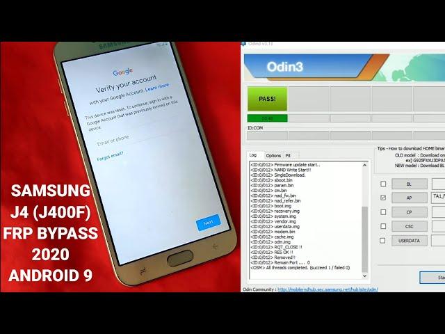 Samsung J4 (J400F) FRP Bypass Latest Update 2020 Android 9 With PC