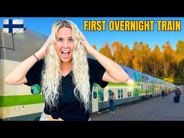 Our FIRST EVER Overnight Train (Helsinki to Oulu, Finland)