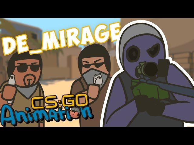 CS ANIMATION: DE_MIRAGE (COUNTER-STRIKE PARODY)