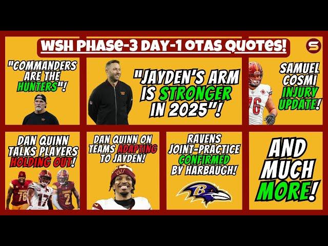 THE HUNTERS! JD's Arm's STRONGER! Cosmi ️ Update! Quinn on Player Hold-Outs & Teams Adapting to JD