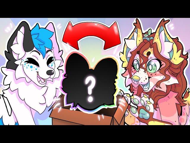 FAE FURSUIT UNBOXING!!! Trade with SKYEHIGH STUDIOS!