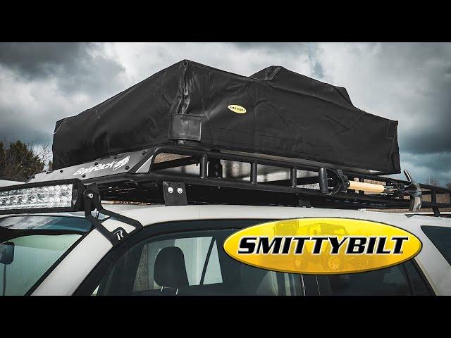 Smittybilt Overlander Roof Top Tent Unboxing/Assembly/Setup