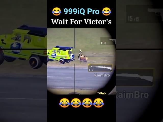 Wait For Victor's 999iQ Pro Player  Pubg Attitude Status | Funny Video #Shorts #Pubg #KaimBro