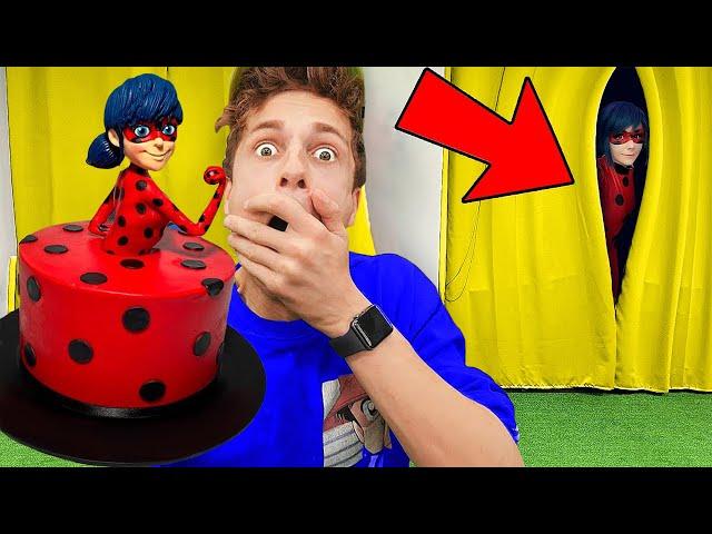 I MADE a LADY BUG cake at 3 a.m.!!