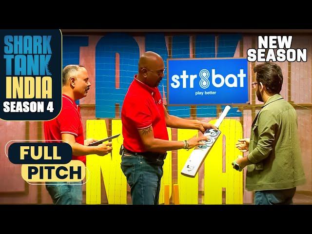 'Str8bat' का Smart Tech Solution कैसे बदलेगा Cricket की दुनिया? | Shark Tank India S4 | Full Pitch