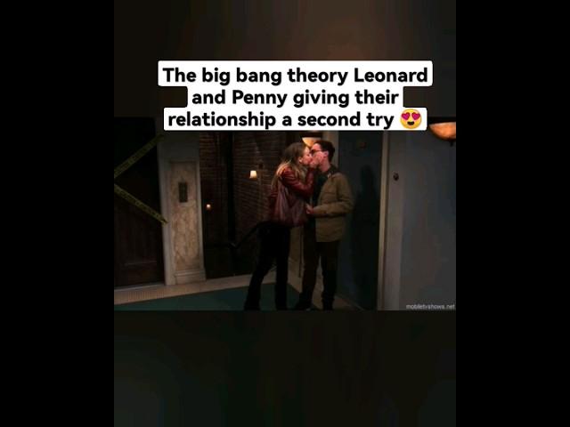 The big bang theory Leonard and Penny cute moment