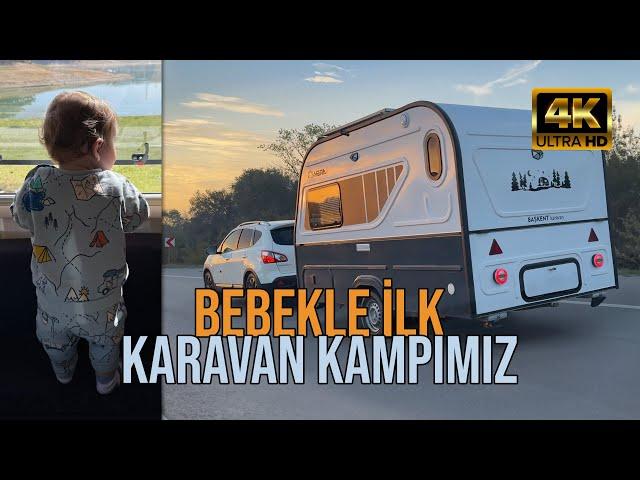 Bebekle ilk Karavan Kampı - Göl Kenarında Kamp | Ömerli Barajı - Esenceli | Başkent Karavan Hera 380