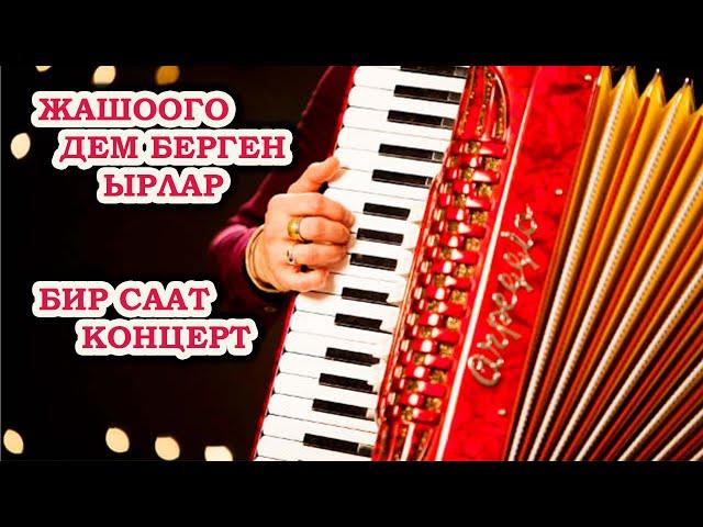 ЖАШООГО ДЕМ БЕРГЕН ЫРЛАР. Жакшы ырлар жан дүйнө азыгы. АККОРДЕОН ЫРЛАРЫ