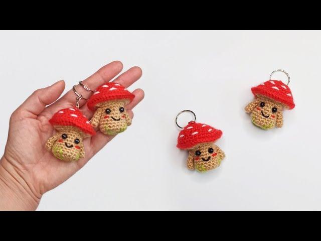 Crochet Mushroom or Fly Agaric Keychain - How to Make a Successful Amigurumi?