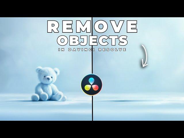 How To REMOVE OBJECTS From VIDEO In Davinci Resolve