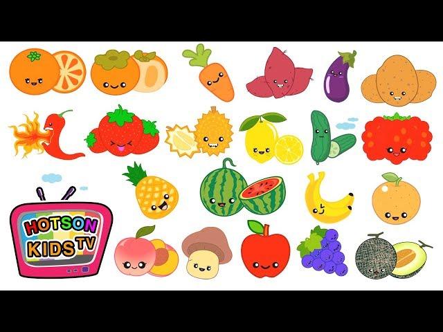 과일과 채소 한글공부 한국어 유아교육 | Learn Fruits and Vegetables KIDS