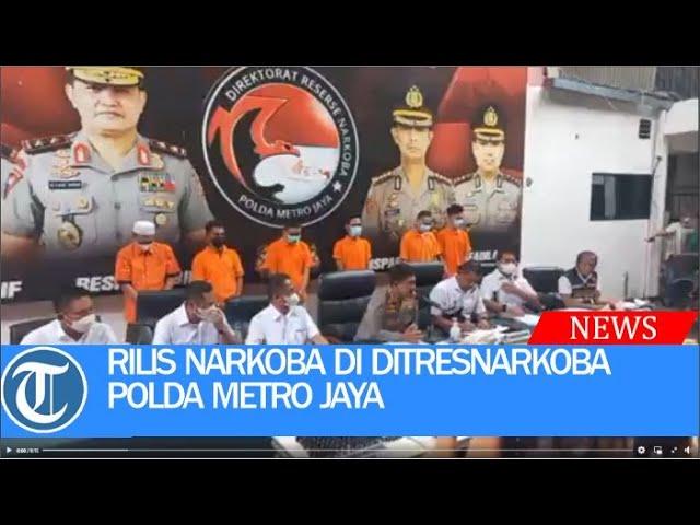 Rilis narkoba di Ditresnarkoba Polda Metro Jaya
