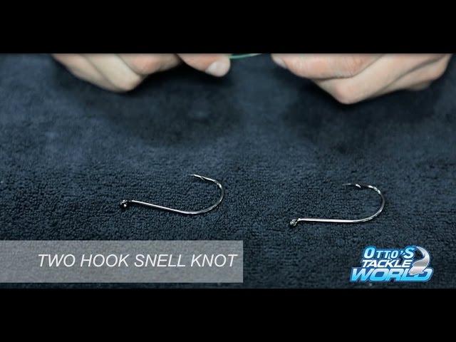 Easy Fishing Knots - How to tie a Two Hook Snell Knot