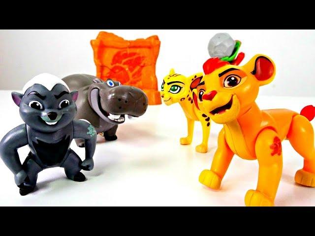 Игрушки из мультика Львиная охрана. Король лев Распаковка