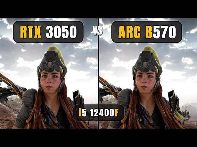 RTX 3050 vs ARC B570 - i5 12400F | Test in 12 Games