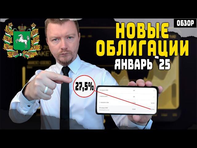 Облигации с доходностью до 28% - Новые выпуски январь 2025