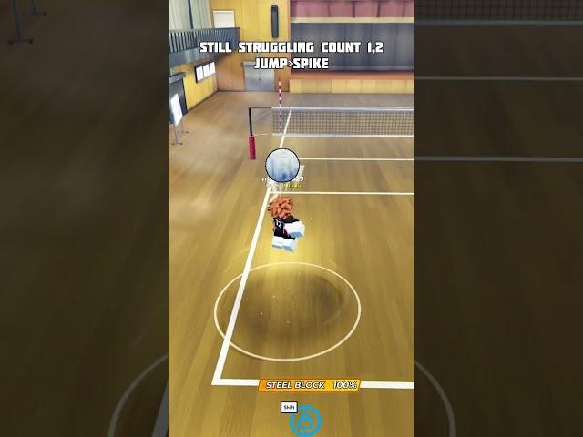 Spiking and tilt tutorial Volleyball Legends #roblox #haikyuulegends