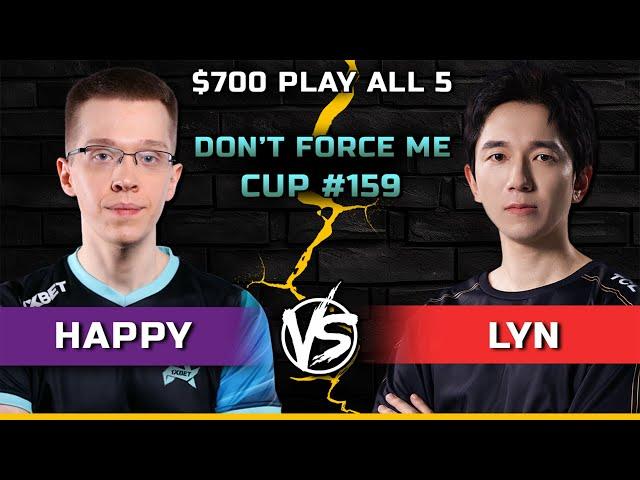 WC3 | $700 Play All 5 | [UD] Happy vs Lyn [ORC] | Don't Force Me Cup #159