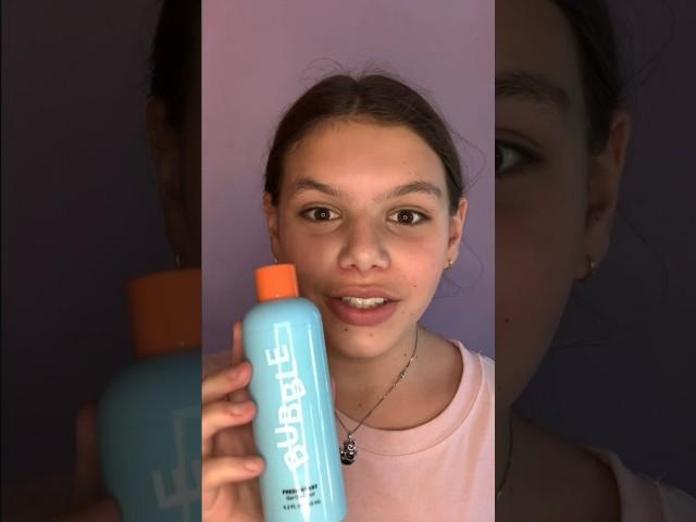 Trying the Bubble Fresh Start Cleanser #skincare #bubble #backtoschool #viralshorts