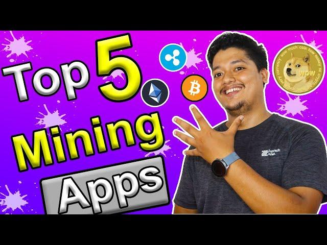 Top 5 Cryptocurrency Mining App In India 2021  | Best Mining App For Android  | Earn Free Bitcoin