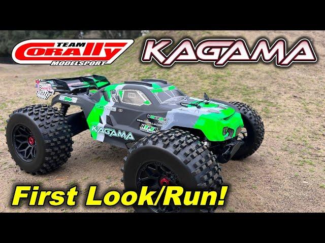 Team Corally Kagama!  First Look and Run Bash - Best 1/8 Truggy Monster Truck?