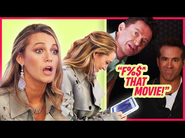 Blake Lively reacts to Ryan Reynolds' surprise, and talks Taylor Swift | It Ends With Us Interview