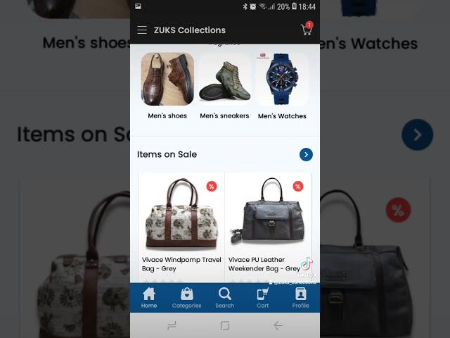 Zuks Collections App