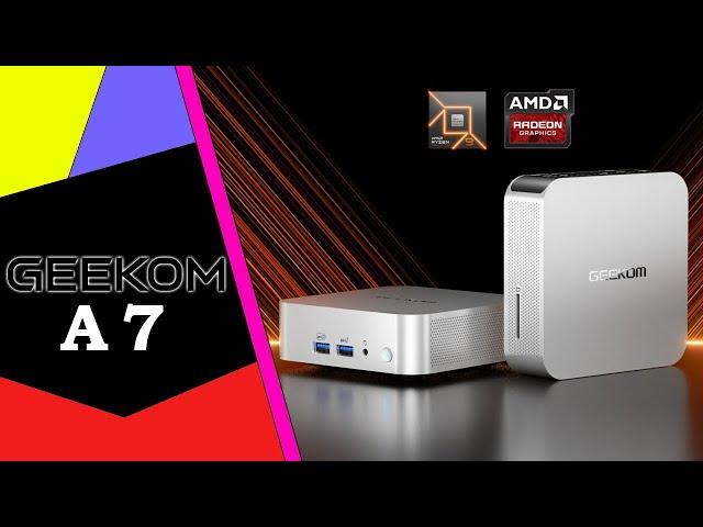 Geekom A7  Dobry mini komputer w zacnej cenie ! / Recenzja 4K