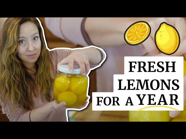 This Is How I Keep Lemons For An Entire Year