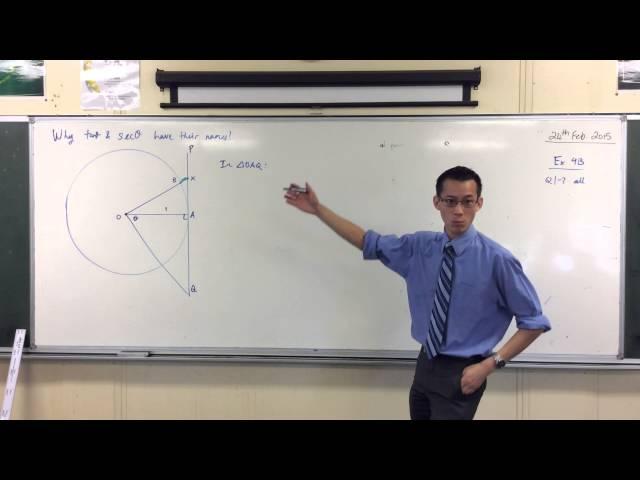 Why are Tangent & Secant given their names?