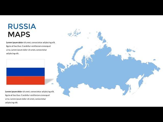 Russia PowerPoint Maps Template: Best Maps for Presentations