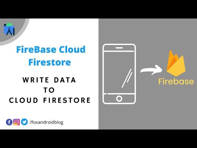 Firebase Cloud Firestore -  Android studio tutorial | #1