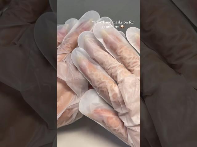 ASMR hand *self care* #asmr #nailtutorial #selfcare #handmask #nailtrends #amazonnailfinds