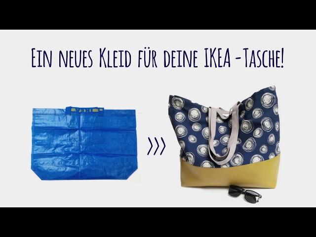 Ein neues Kleid für deine IKEA-Tasche, Tasche nähen ganz einfach!