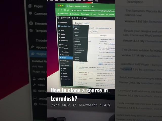 How to clone a Learndash course? #learndash