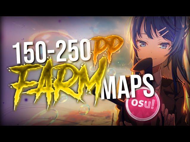 osu! | 150 - 250pp | 5 EASY DT Farm Maps In osu!! #4