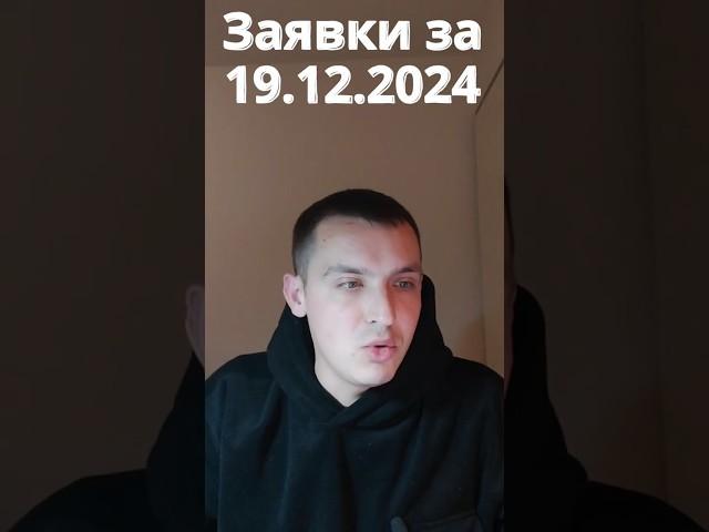 Заявки за 19 грудня 2024 р