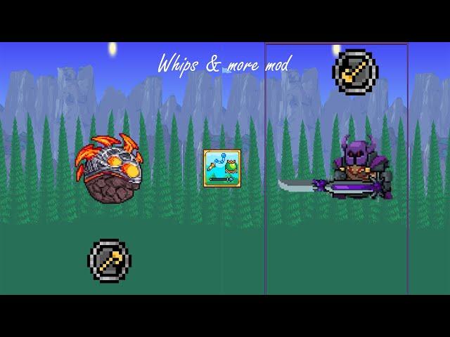 Terraria: Whips & More Mod - Summoning Class VS All Bosses (Master Mode)