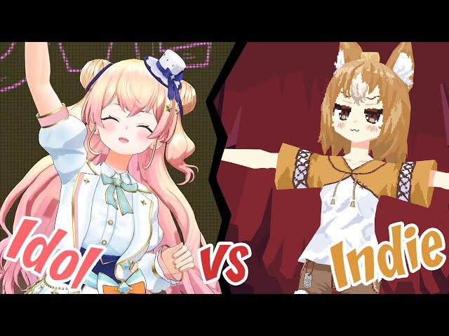 Idol VTuber vs Indie VTuber Experience